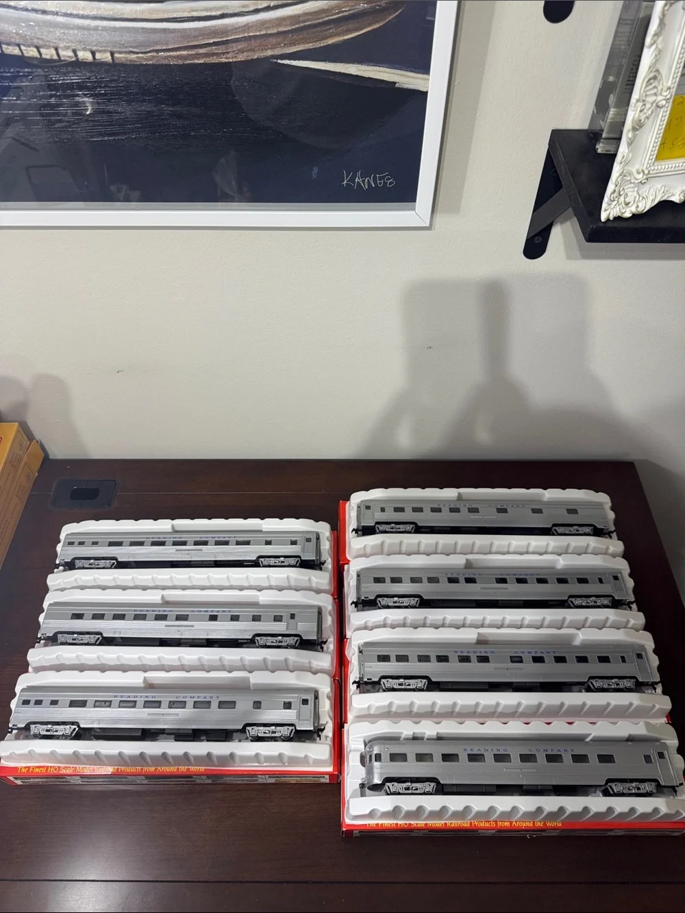 IHC Reading Company 1930’s HO Scale 7 Piece Passenger Car Set (New)